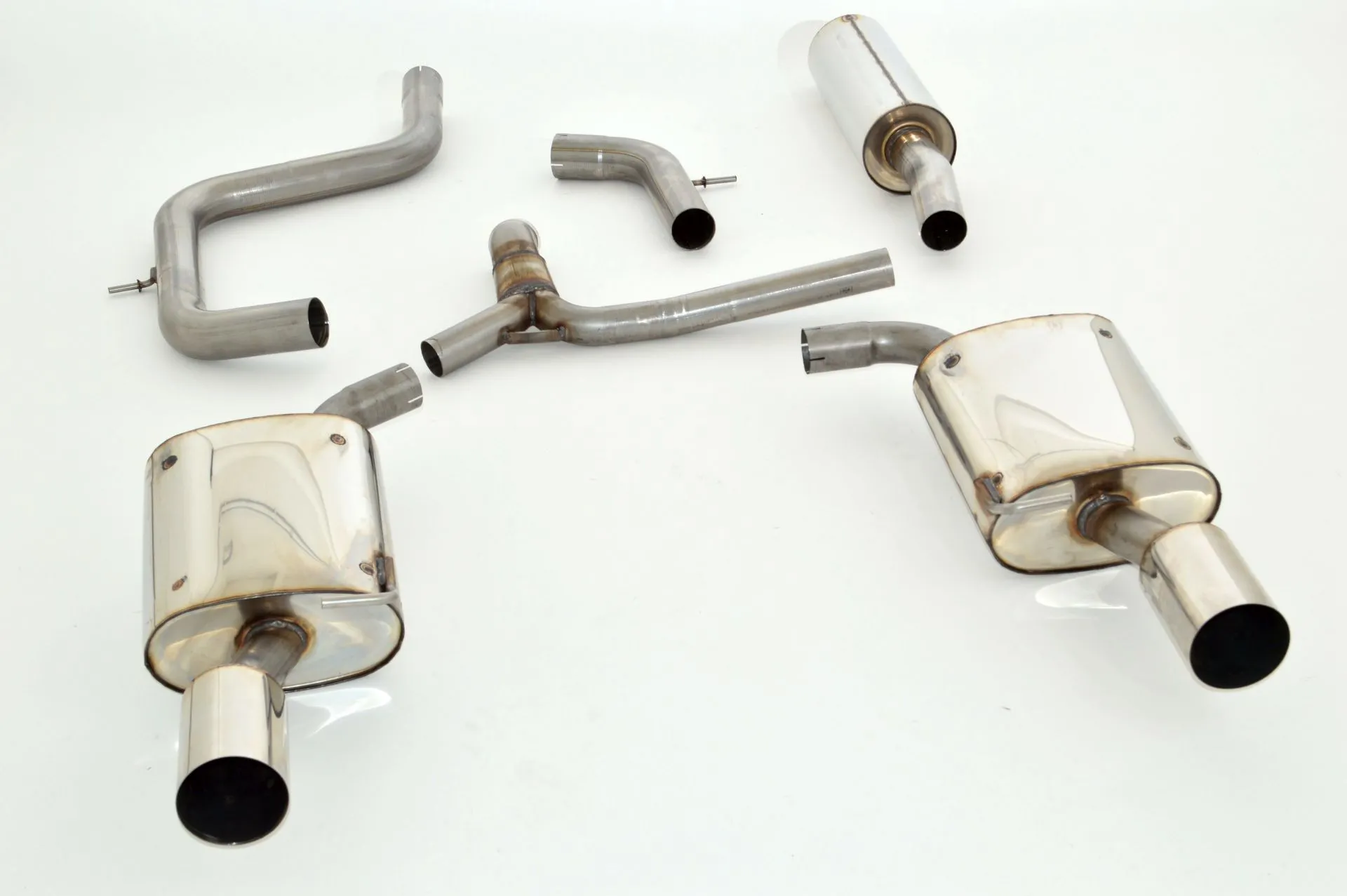 Catback-System De 70 Mm Con Salida De Escape Izquierdo Y Derecho Friedrich Ford Mondeo (Ba7) Año: 03/2007-11/2010 Turnier 2.5l