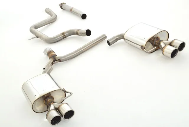 Catback-System De 70 Mm Con Salida De Escape Izquierdo Y Derecho Friedrich Ford S-Max Año: 2008-05/2010 2.2l Tdci 129kw