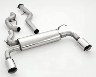 Catback-System De 70 Mm Con Salida De Escape Izquierdo Y Derecho Friedrich Ford Kuga Ii Desde Año: 2013 2wd & Awd 2.0l Tdci 10