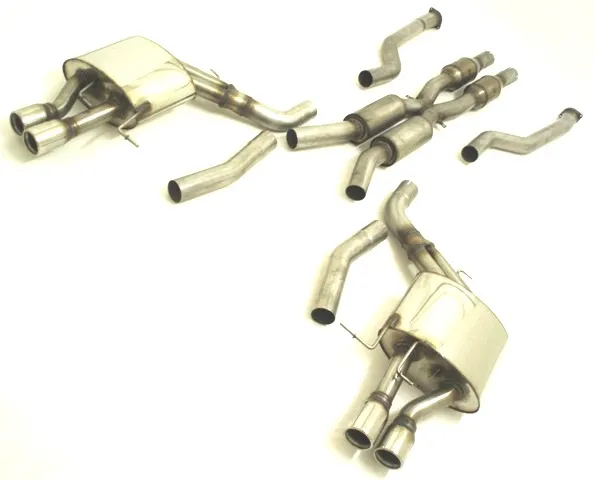 Catback-System De 70 Mm Con Tubo De Escape L. & R. Con Catalizadores Deportivos De 200 Celdas Friedrich Bmw 5er E60 M5 Desde Añ