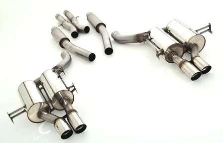 Catback-System De 70 Mm Con Salida De Escape Izquierdo Y Derecho Friedrich Bmw 5er E39 Año: 98-2003 Sedan M5 5.0l V8 294kw