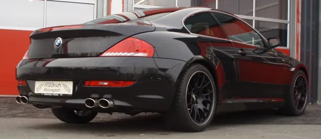 Catback-System De 70 Mm Con Salida De Escape Izquierdo Y Derecho Friedrich Bmw 6er E63 Año: 07/2007-07/2010 Coupe 635d 210kw