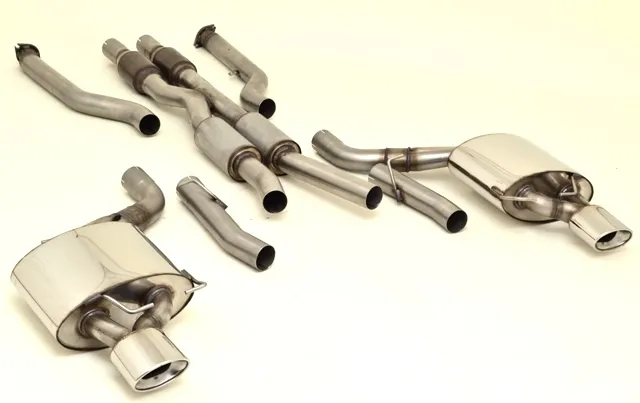 Catback-System De 70 Mm Con Salida De Escape Izquierdo Y Derecho Friedrich Bmw 6er E63 Año: 2004-08/2007 Coupe 645ci 245kw / 6