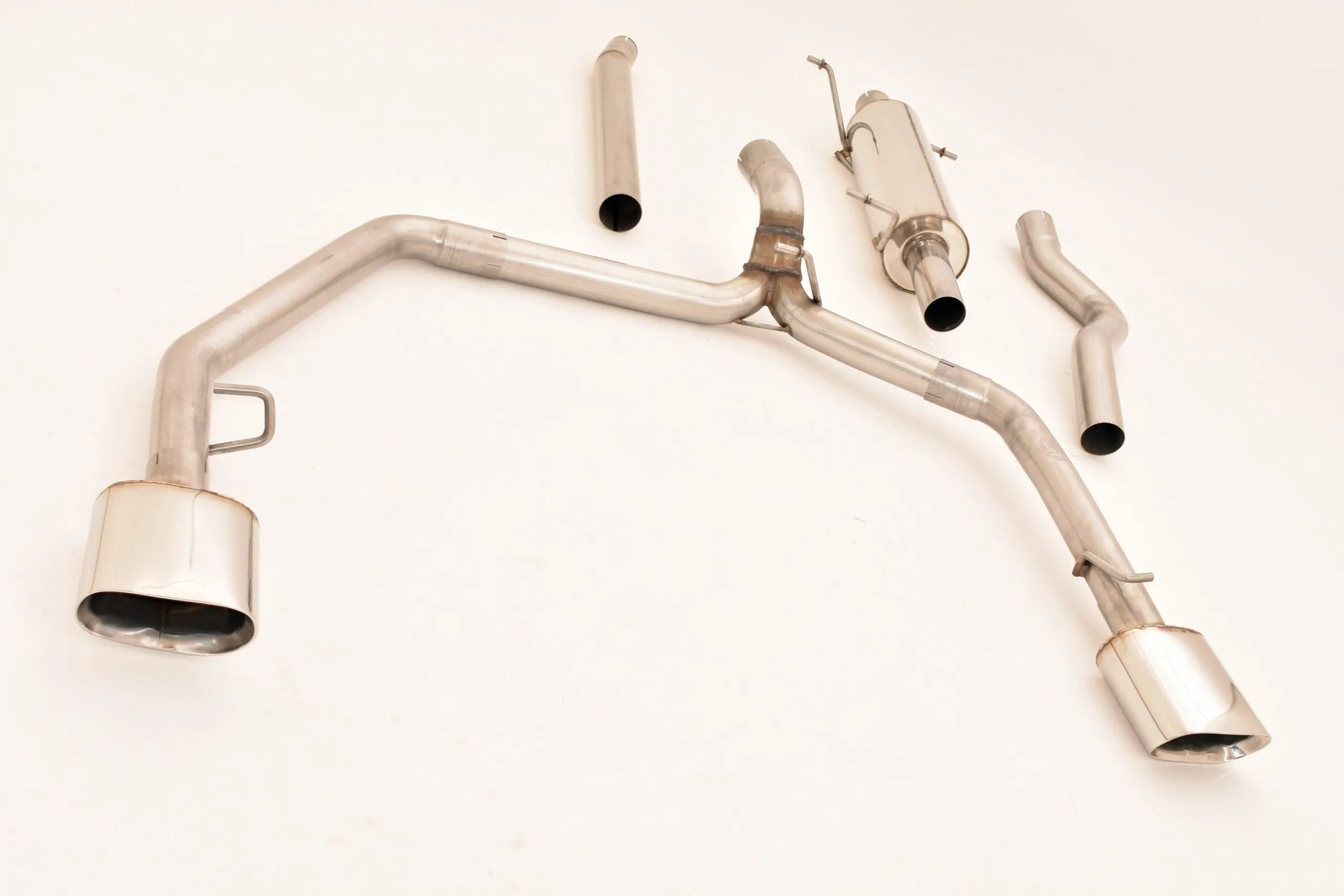 Catback-System De 70 Mm Con Salida De Escape Izquierdo Y Derecho Friedrich Mercedes V/W639/2 Viano Año: 10/2010-2014 2wd/Short