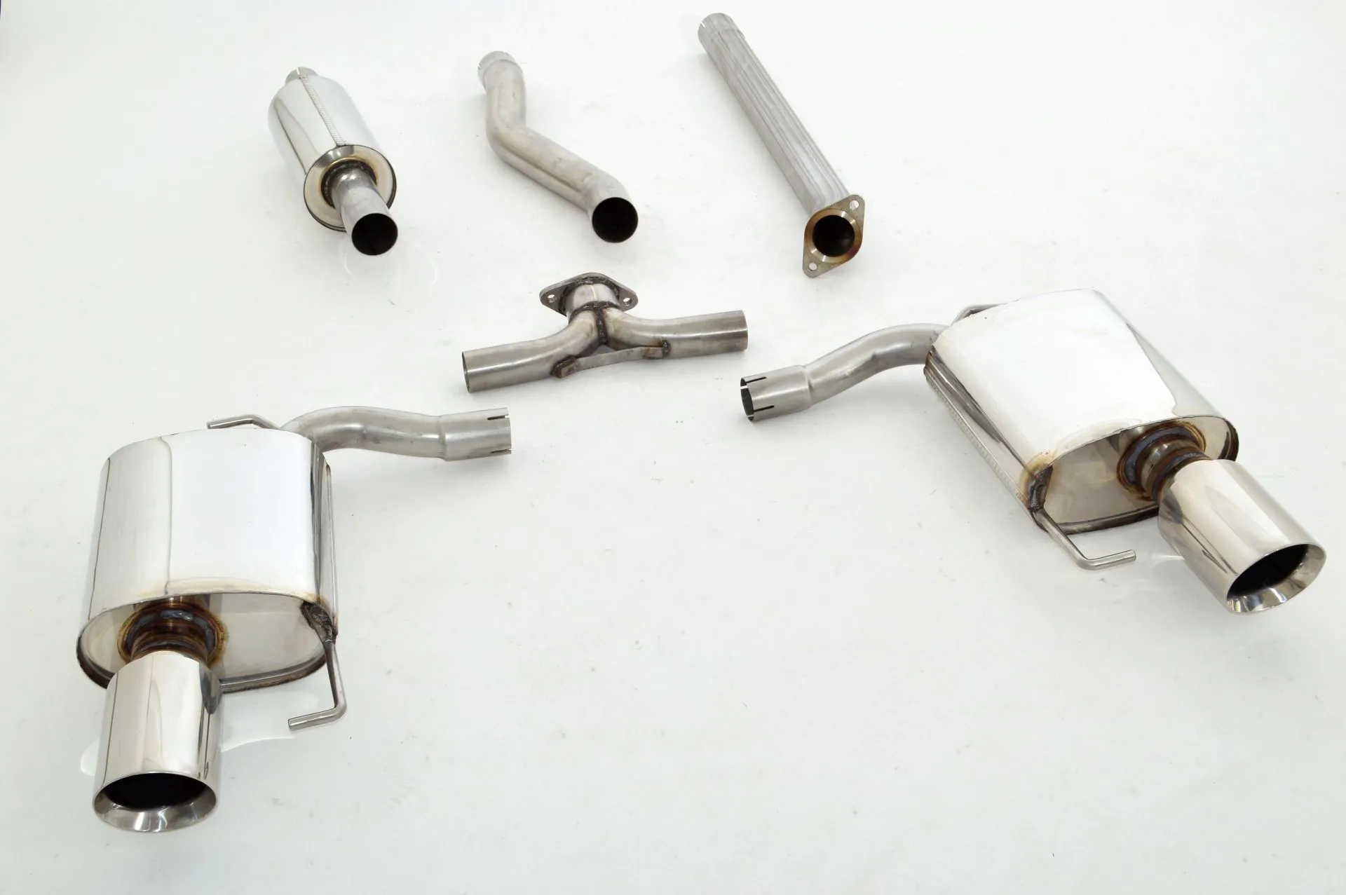 Catback-System De 70 Mm Con Salida De Escape Izquierdo Y Derecho Friedrich Mazda 6 (Gj/Gh) Kombi Desde Año: 08/2012 2.0l Skyac