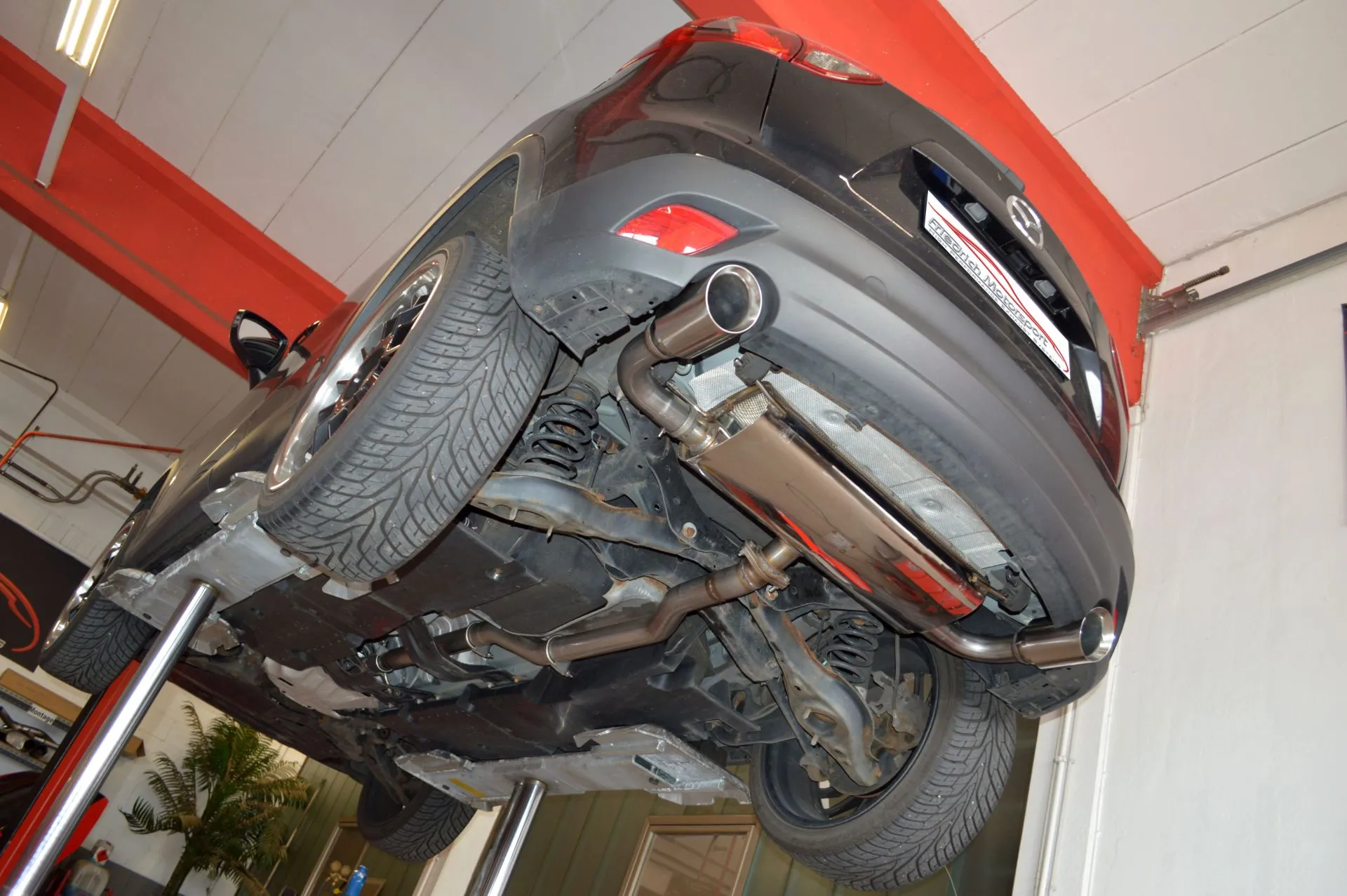 Catback-System De 70 Mm Con Salida De Escape Izquierdo Y Derecho Friedrich Mazda Cx-5 (Ke) 2wd Año: 08/2011-03/2017 2.2l Skyac