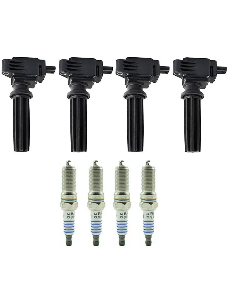 Bobinas de encendido Ford Focus Titanium RS S SEL SE 2012-2017 4X + bujías UF670