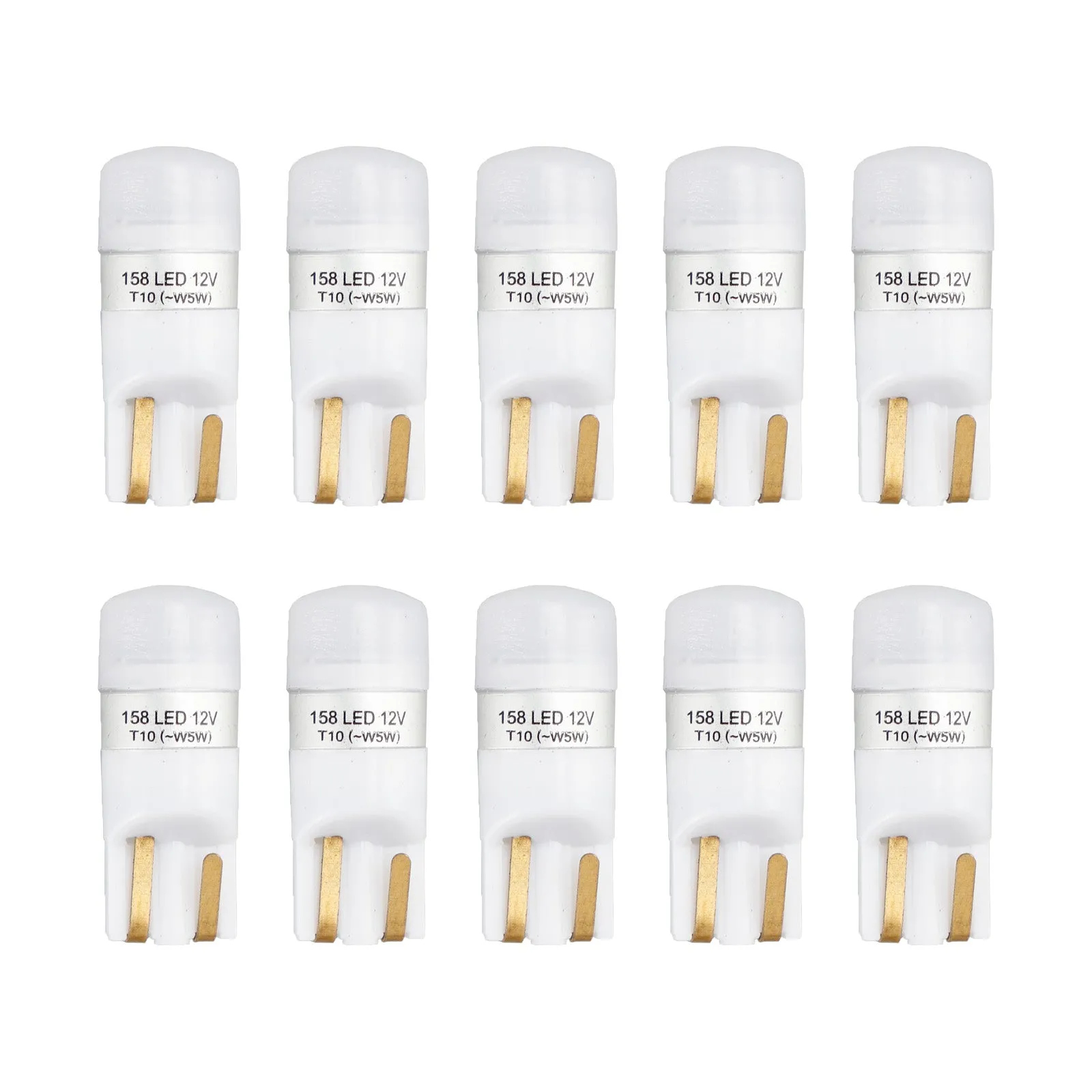 10X para renovación LED HELLA 158W LED/T10 W512V 1W W2.1X9.5D 6000K