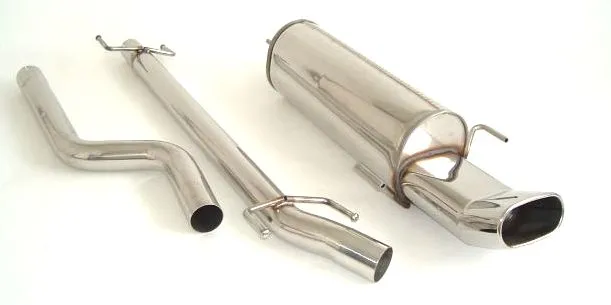 Sistema De Catback Racing De 63,5 Mm Friedrich Opel Astra G Coupe Año: 2000-2004  Cabrio Año: 2001-2006 1.6l 16v 74/76kw / 1