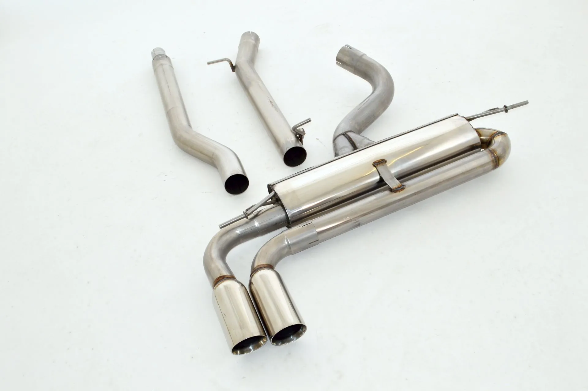 Sistema De Catback De 76 Mm Friedrich Audi A3 8v Sedan Quattro Desde Año: 2013 2.0l Tdi 110/135kw