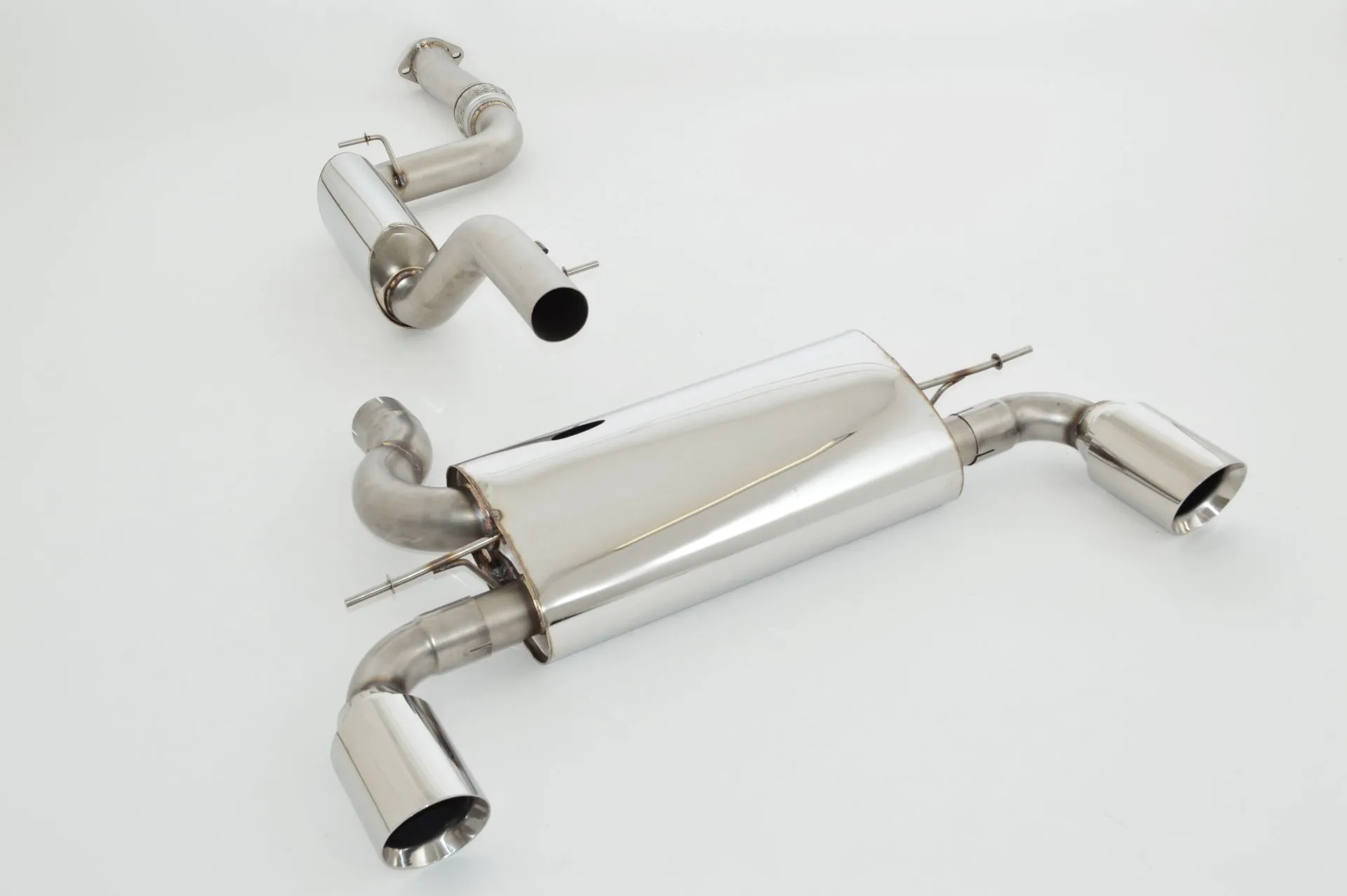 Catback-System De 76 Mm Con Salida De Escape Izquierdo Y Derecho Friedrich Ford Focus Ii Rs + Rs 500 Desde Año: 2009 2.5l Turb