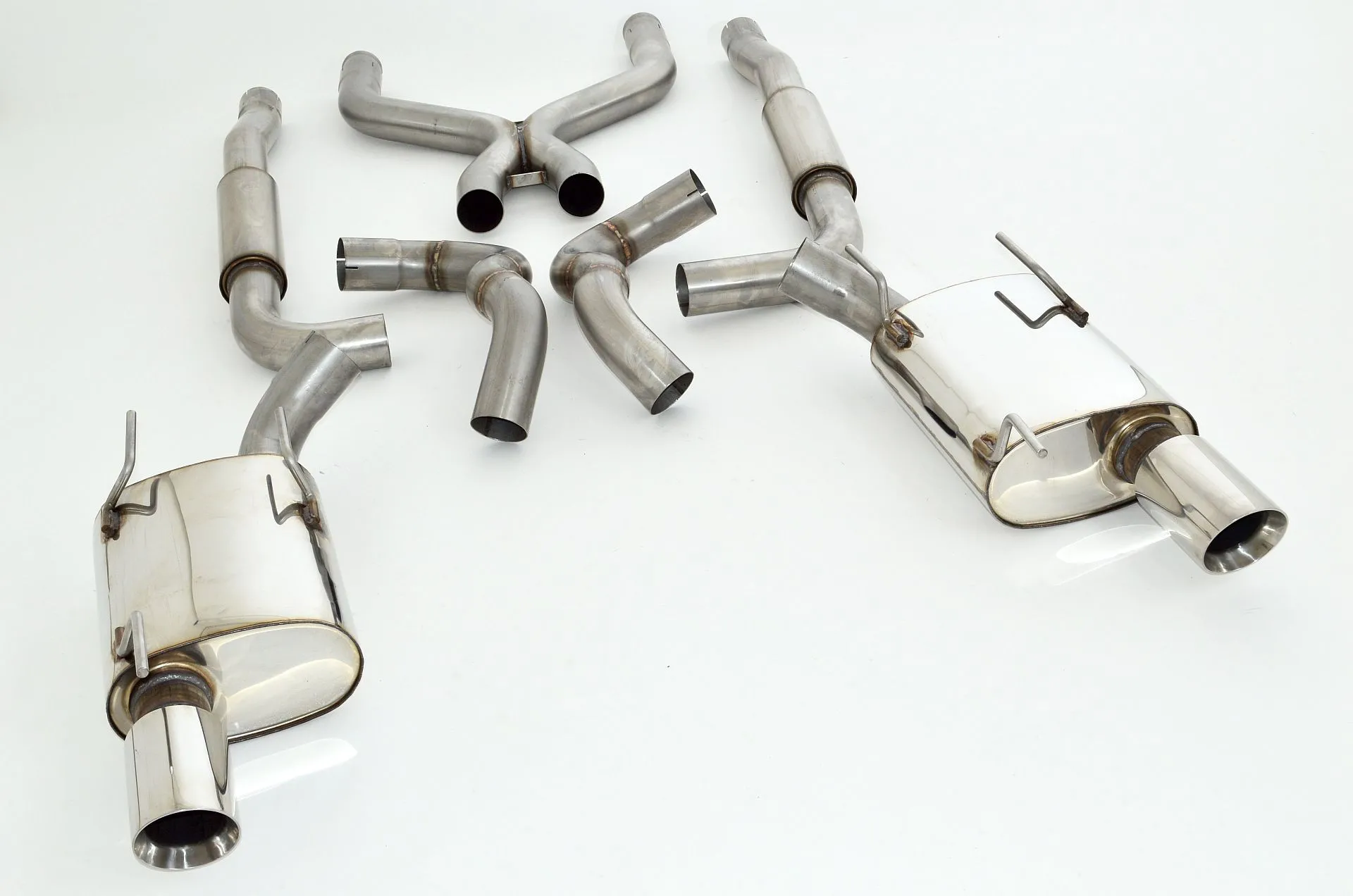 Catback-System De 76 Mm Con Salida De Escape Izquierdo Y Derecho Friedrich Ford Mustang V Facelift (S197) Coupe & Cabrio Año: 2