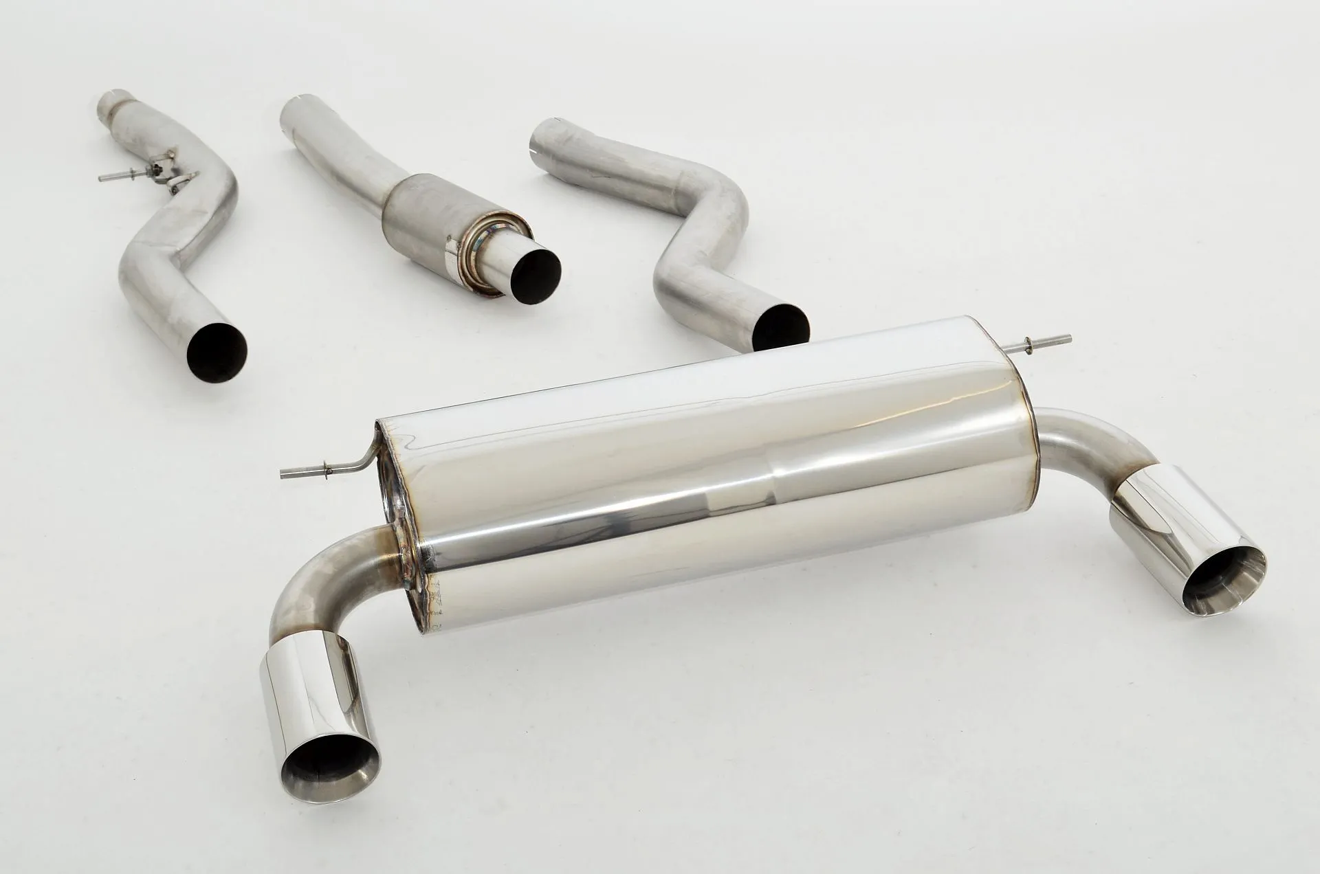 Catback-System De 76 Mm Con Salida De Escape Izquierdo Y Derecho Friedrich Bmw 2er F22/F23 Año: 11/2013-07/2016 Coupe & Cabrio