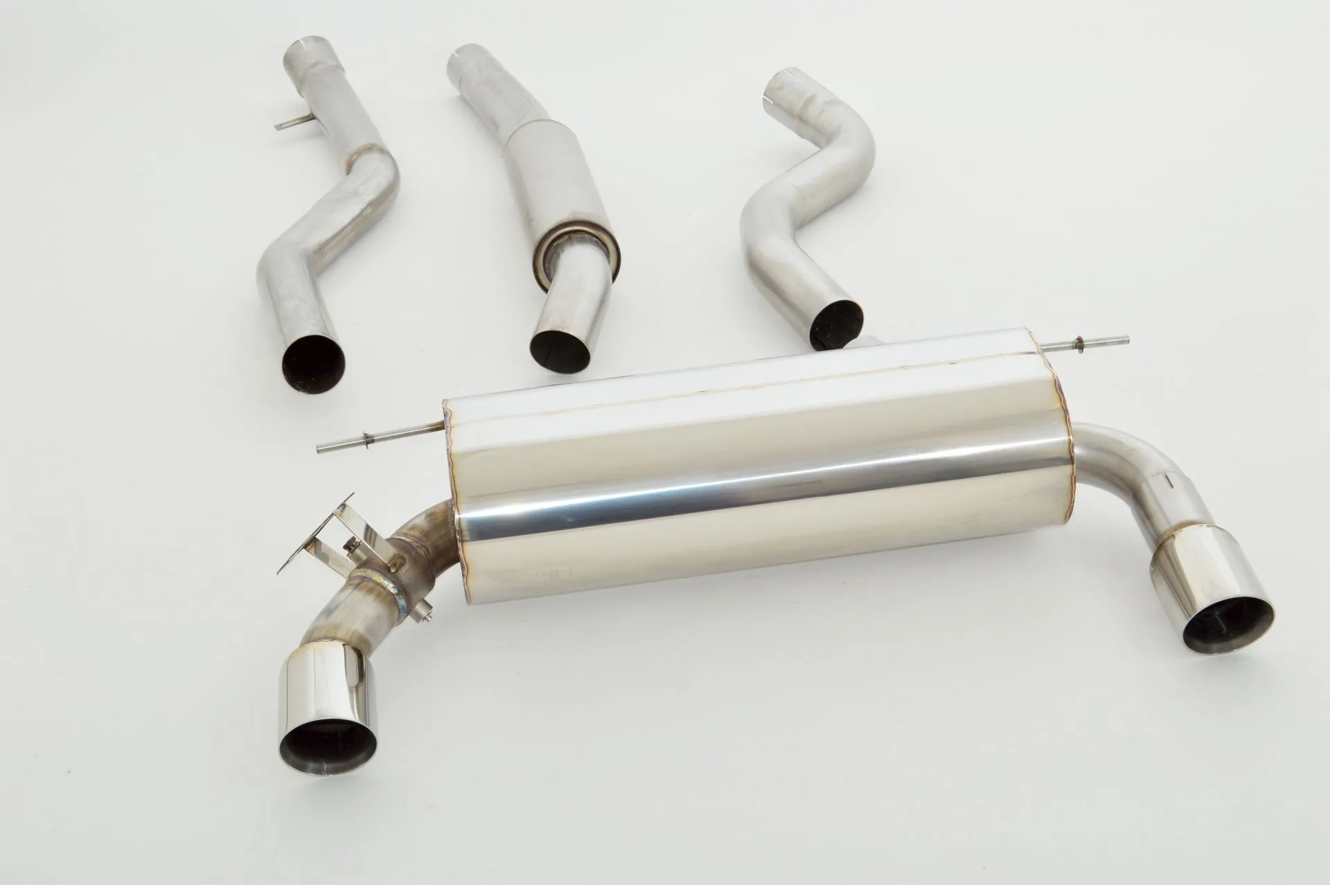 Catback-System De 76 Mm Con Salida De Escape Izquierdo Y Derecho Friedrich Bmw 3er F30 / F31 Año: 05/2015-03/2018 Sedan & Touri