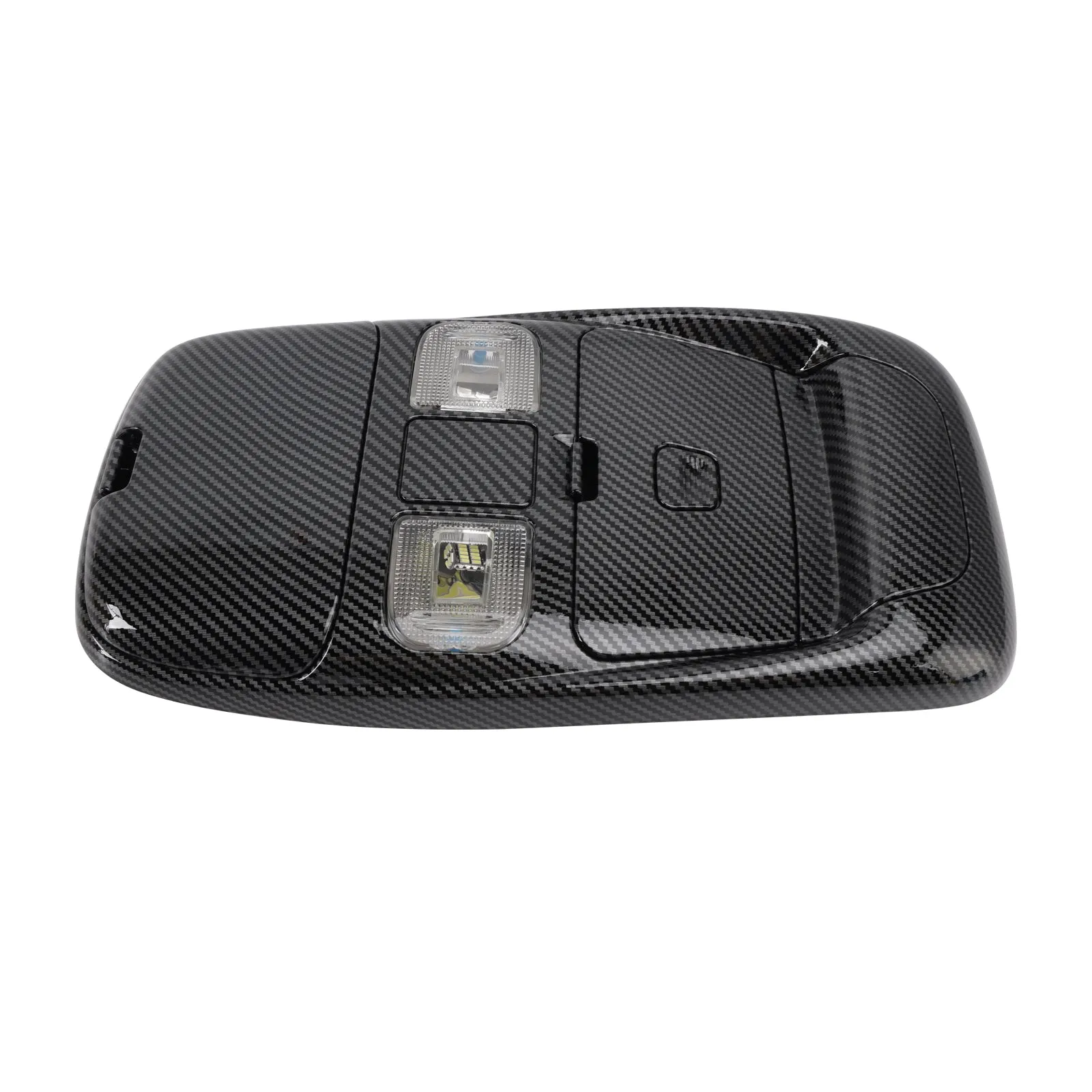 Consola del pabellón delantero LED de carbono para Dodge Ram 1500 2500 3500 1998-2002