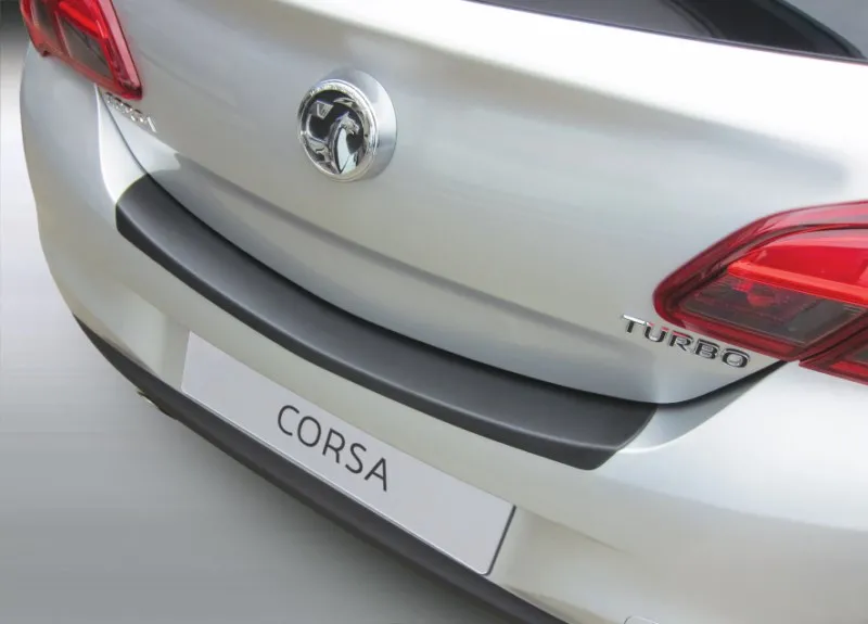 Protector Paragolpes Trasero Abs Opel Corsa E 3/5 Puertas 12/2014- Negro