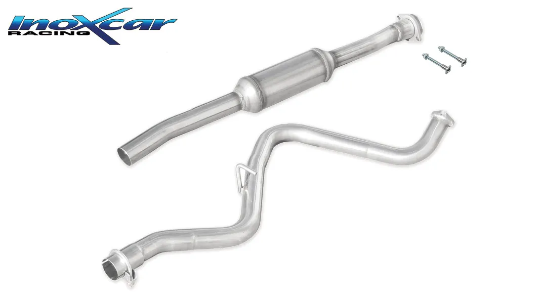 Tubo central con silenciador SUBARU IMPREZA 4WD 2.0D BOXER DIESEL (150CV) 2009-- Ø 54 SIN homologacion Inoxcar