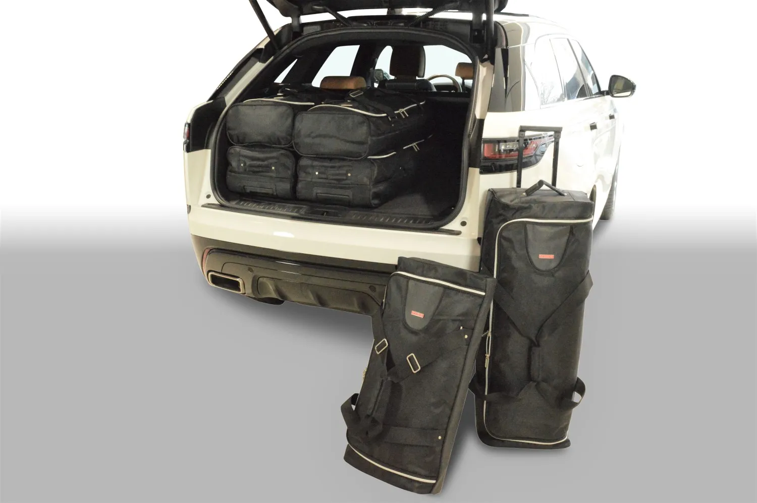 Set maletas especifico LAND ROVER / RANGE ROVER Range Rover Velar (met reservewiel) 2017- suv CAR-BAGS (3x Trolley + 3x Bolsa de