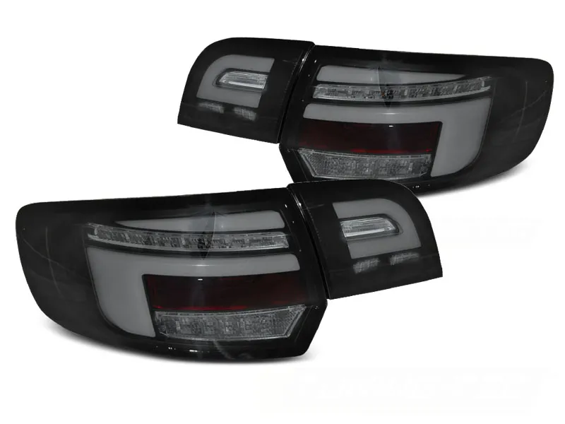 PILOTOS TRASEROS LED BLACK para AUDI A3 8P 5D 08-12 con intermitente dinamico