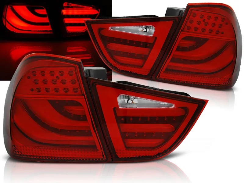 Pilotos Traseros Led Bmw E90 09-11 Red Led Bar