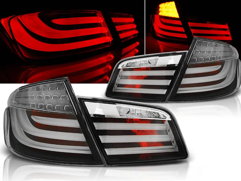 Pilotos Traseros Led Bmw F10 10-07.13 Negro Led Bar