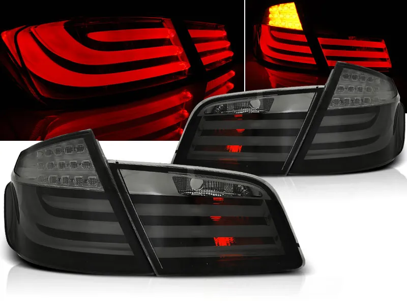 Pilotos Traseros Led Bmw F10 10-07.13 Ahumado Led Bar