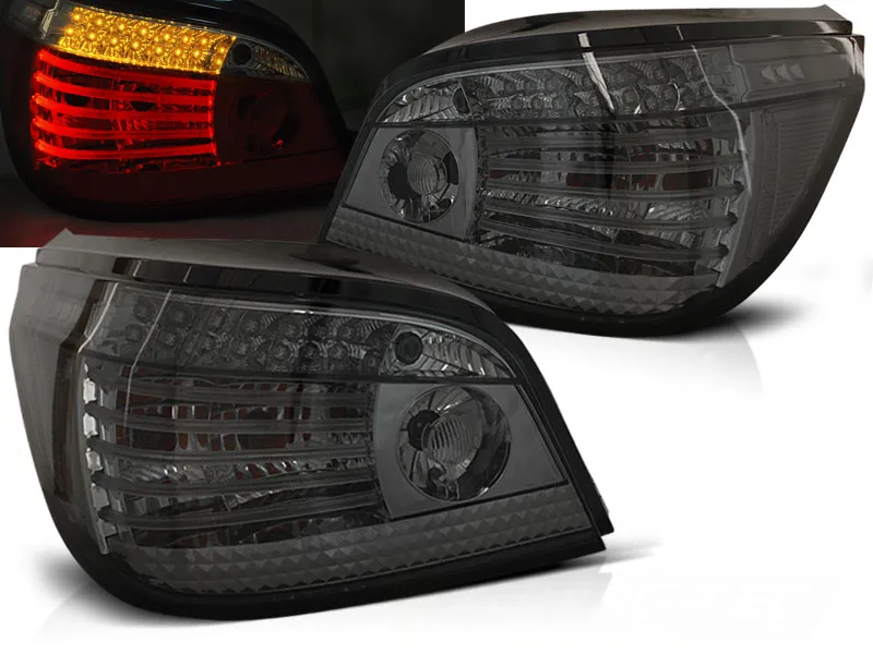 Pilotos Traseros Led Bmw E60 07.03-07 Ahumado Intermitentes Dinamicos