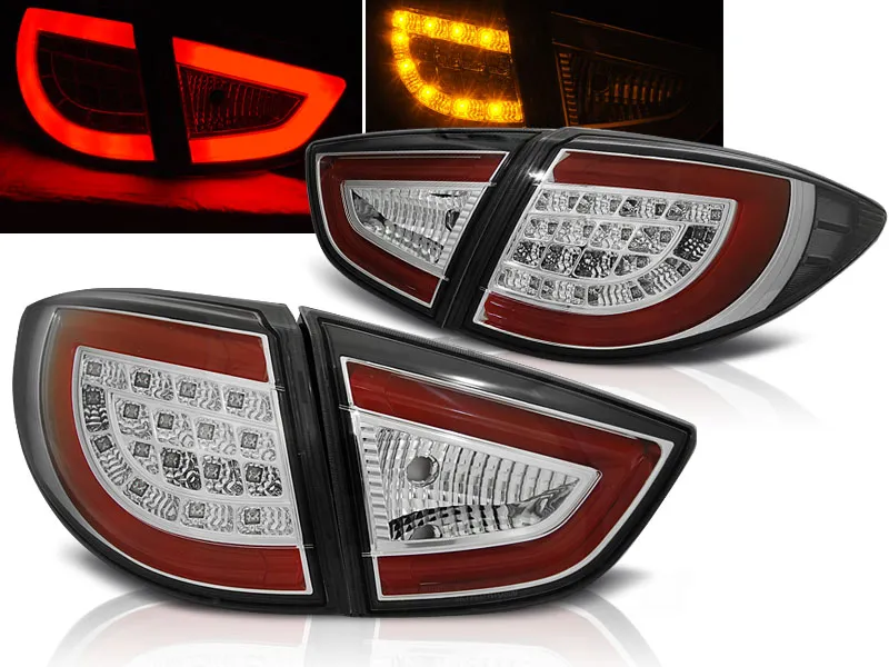 Pilotos Traseros Led Hyundai Ix35 09-09.13 Cromado Led