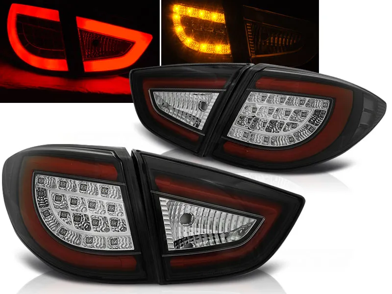Pilotos Traseros Led Hyundai Ix35 09-09.13 Negro Led
