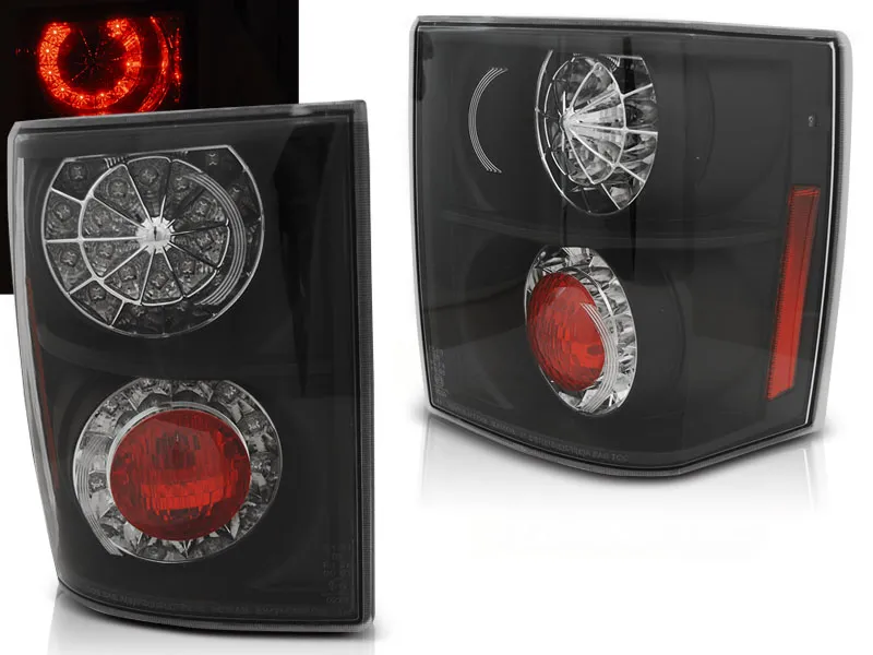 Pilotos Traseros Led Land Rover Range Rover Iii 02-12 Negro Led