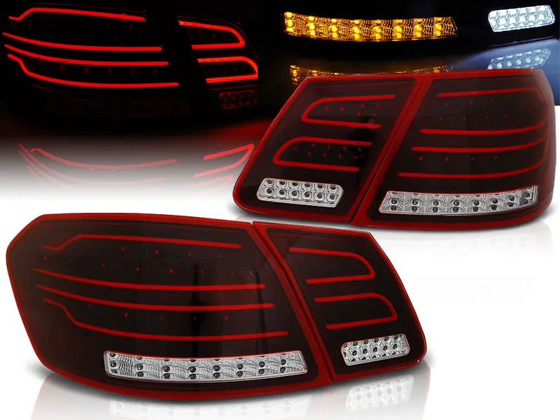 Pilotos Traseros Led Mercedes W212 E-Klasa 09-13 Rojo/Blanco Led