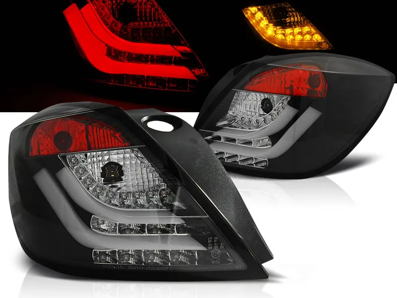 Pilotos Traseros Led Opel Astra H 03.04-09 3d Gtc Negro Led