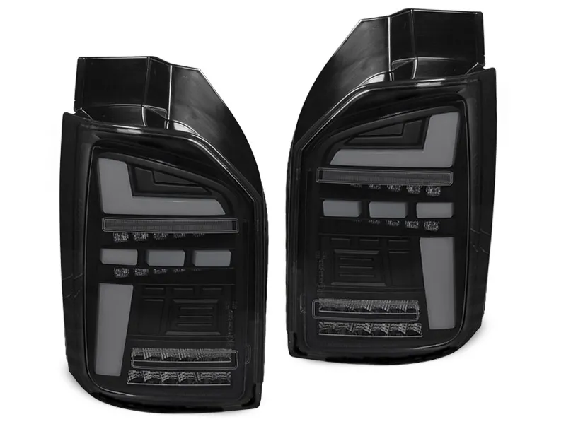 PILOTOS TRASEROS LED BLACK SMOKE para VW T6,T6.1 15-21 OEM LED con intermitente dinamico
