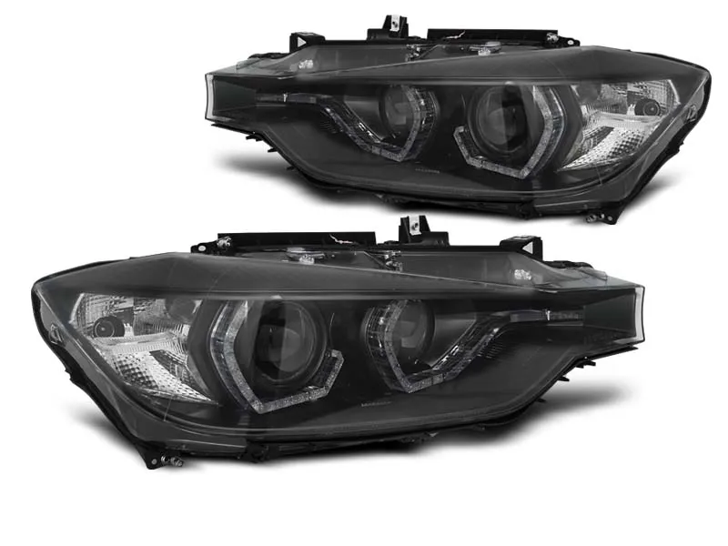 FAROS ANGEL EYES LED DRL NEGRO para BMW F30/F31 LCI 15-18