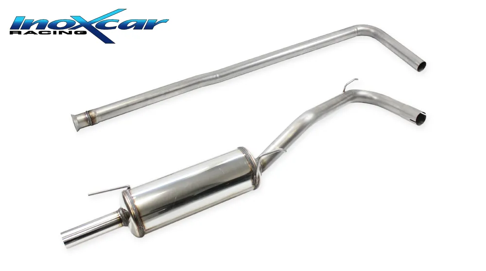 Tubo de sustitución del catalizador + Tubo central directo + Escape trasero Grupo.N 50 Ø RENAULT CLIO 1 1.8 16V (135CV) --1998