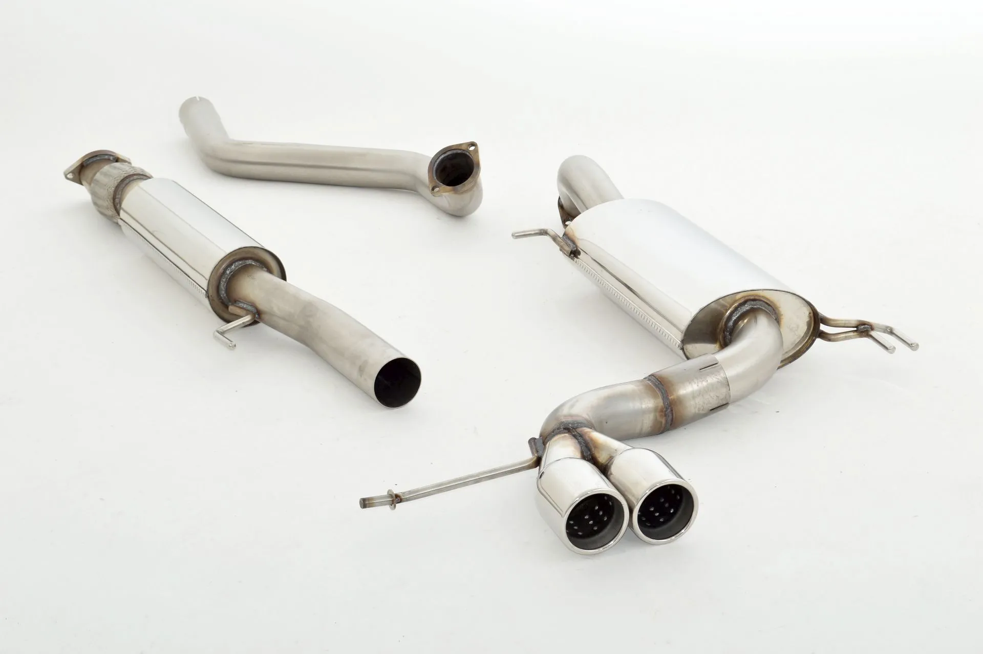 Catback-System De 70 Mm Con Tubo De Escape En El Medio Friedrich Hyundai Veloster Desde Año: 2012 1.6l Turbo 137kw