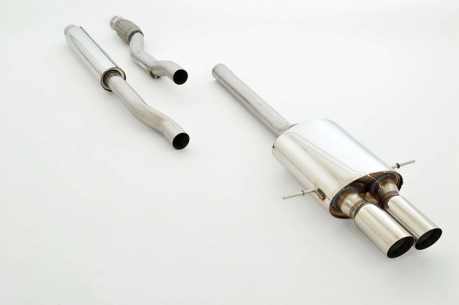 Catback-System De 70 Mm Con Tubo De Escape En El Medio Friedrich Mini R56 Cooper S Incluido Jcw Desde Año: 2006 1.6l Turbo 120