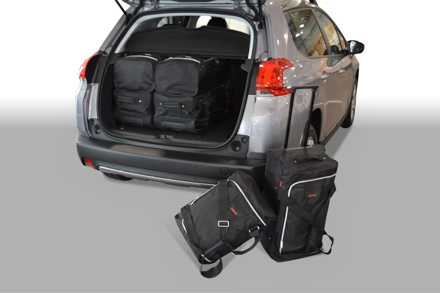 Set maletas especifico PEUGEOT 2008 2014- suv CAR-BAGS (3x Trolley + 3x Bolsa de mano)
