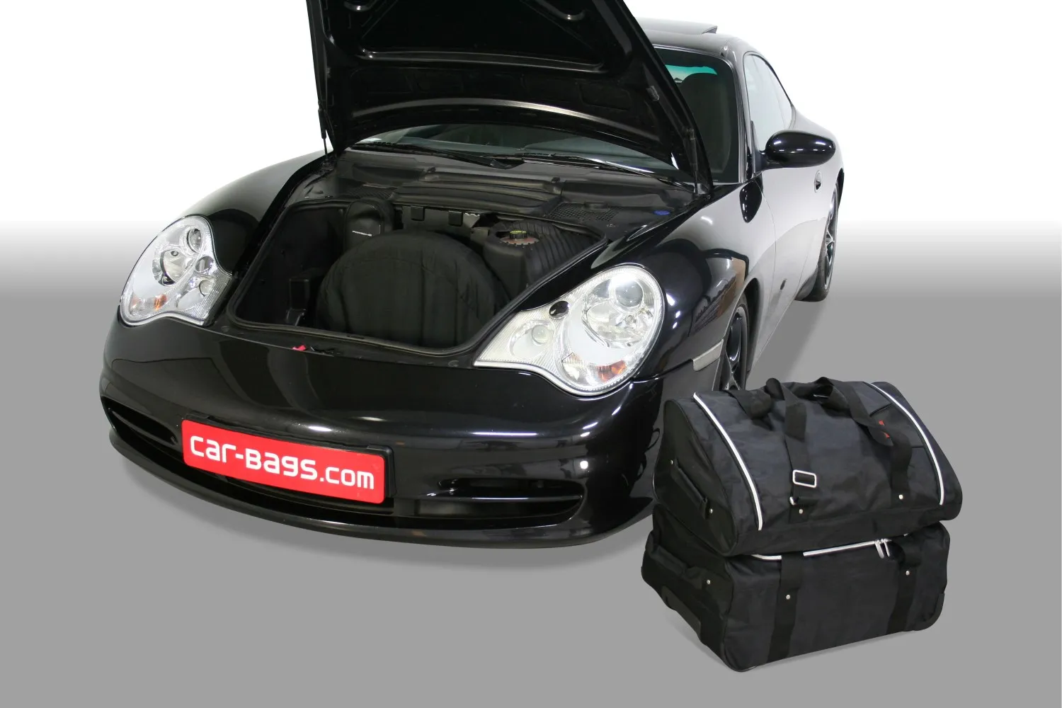 Set maletas especifico PORSCHE 911 (996) 2WD + 4WD with CD-changer in luggage space 1997-2006 coupé / cabrio CAR-BAGS (1x Trolle