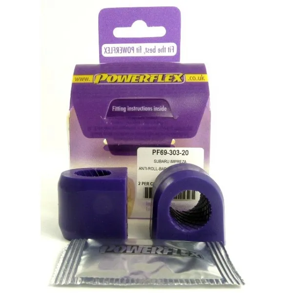 Powerflex Silentblock Rear Anti Roll Bar To Chassis Bush 20mm SUBARU Impreza Turbo, WRX & Sti (GC,GF 93 - 00)