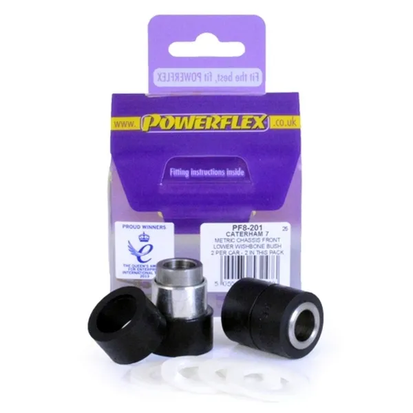 Powerflex Silentblock Large Lower Wishbone Bush 10mm Bore CATERHAM 7 Metric Chassis (DeDion With Watts Linkage)