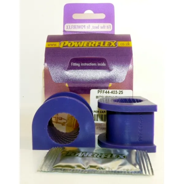 Powerflex Silentblock Rear Anti Roll Bar To Chassis Bush 25mm MITSUBISHI Lancer Evolution 10 CZ4A (10/07-)