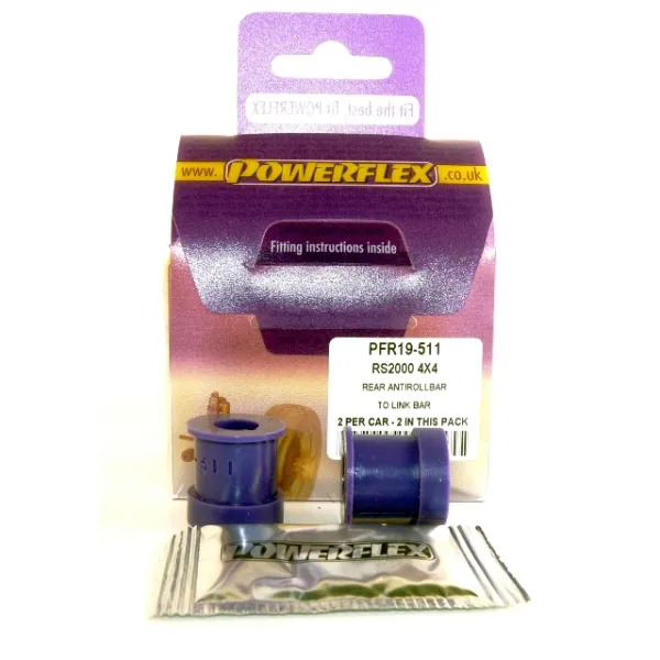 Powerflex Silentblock Rear Anti Roll Bar To Link Rod FORD Escort MK5,6 RS2000 4X4 1992-96