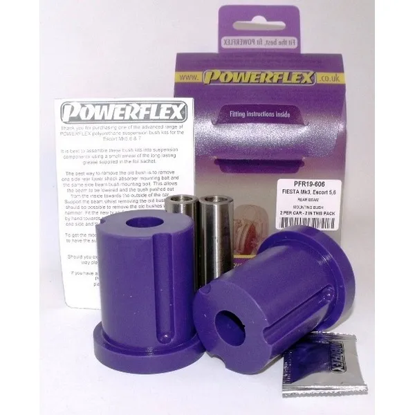 Powerflex Silentblock Rear Beam Mounting Bush FORD Escort MK5,6 & 7 inc RS2000 (1990-2001)