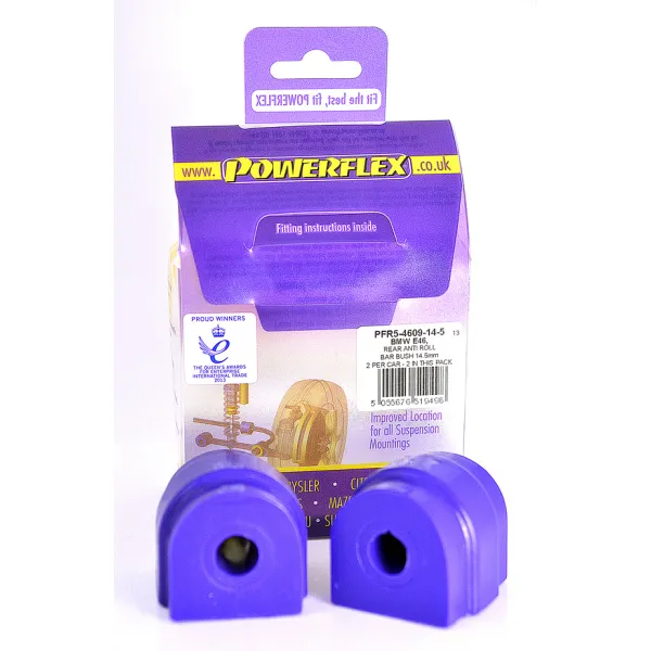 Powerflex Silentblock Rear Anti Roll Bar Mount 14.5mm BMW E60 5 Series, Saloon