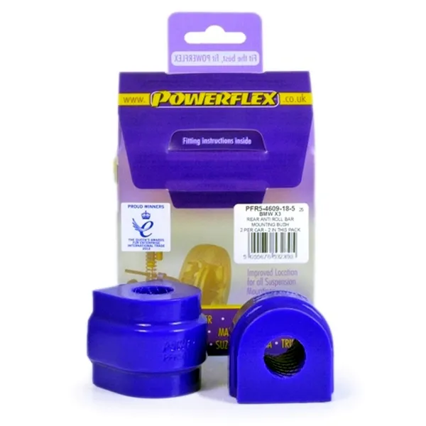 Powerflex Silentblock Rear Anti Roll Bar Mounting Bush 18.5mm BMW E83 X3 (2003-2010)