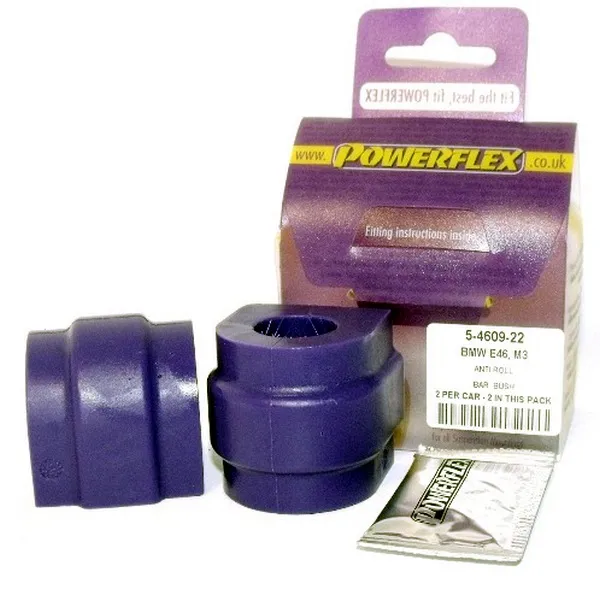 Powerflex Silentblock Rear Anti Roll Bar Mounting Bush 22mm BMW E53 X5 (1999-2006)