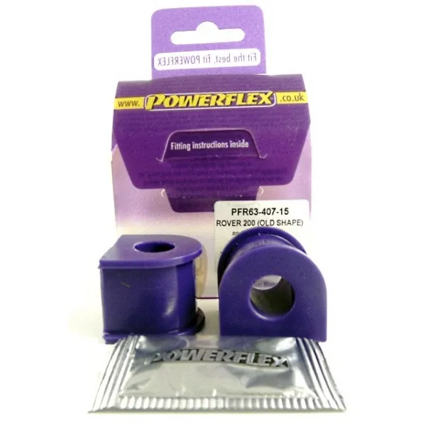 Powerflex Silentblock Rear Anti Roll Bar Mount 15mm ROVER 200 Series (Old Shape) 400 Series (Old Shape)