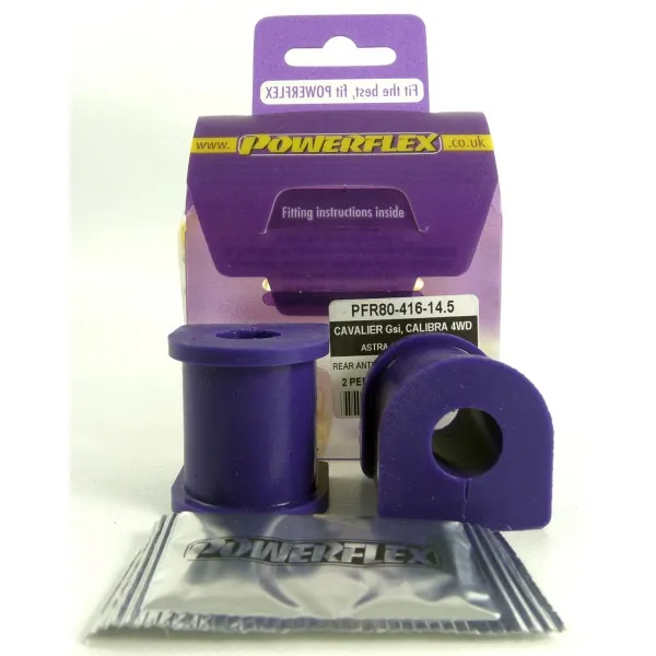Powerflex Silentblock Rear Anti Roll Bar Mount (Inner) 14.5mm OPEL Cavalier/Calibra 4WD inc GSi with independent rear suspension