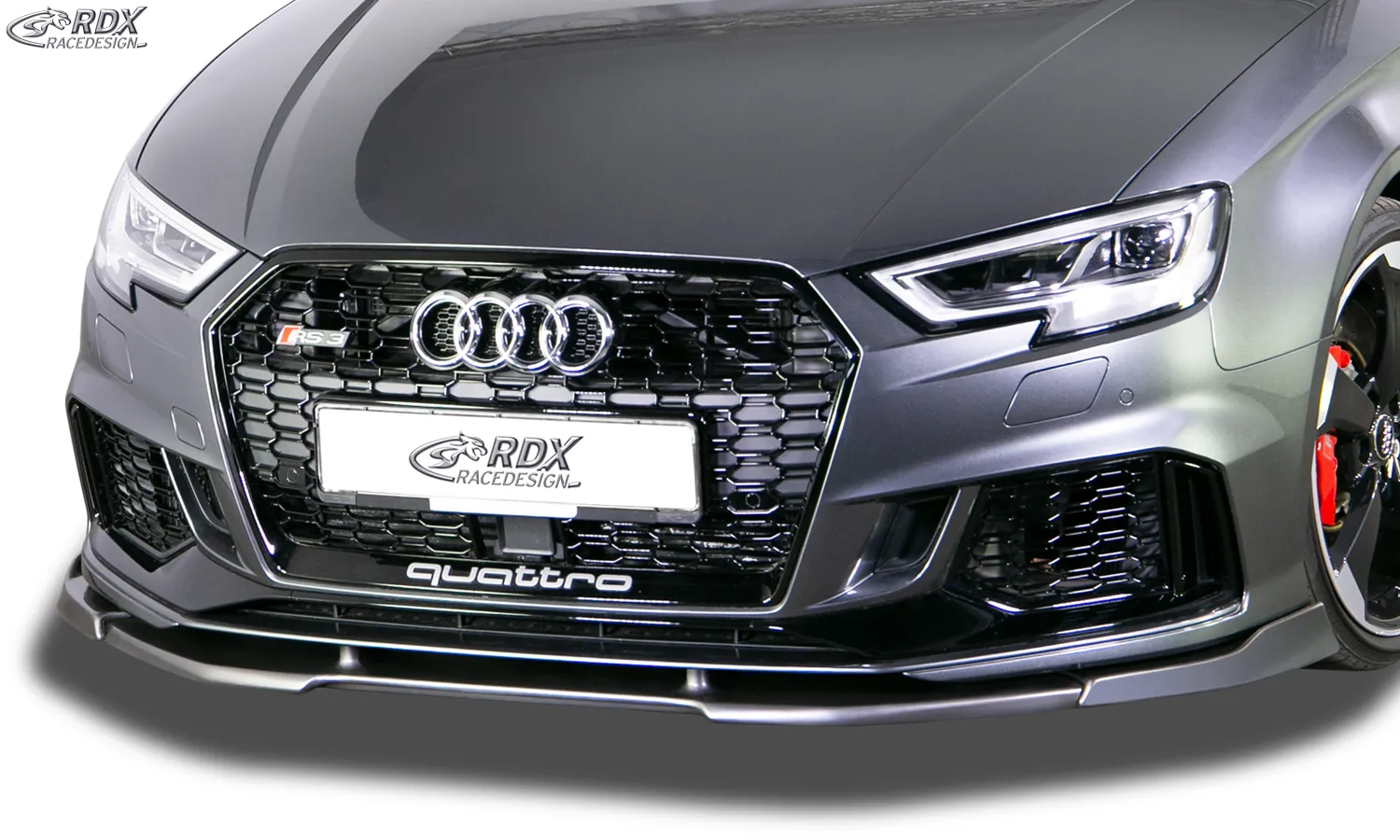 Spoiler frontal RDX VARIO-X AUDI RS3 8V 2017+ Separador de labio frontal